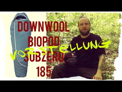 Biopod DownWool Subzero 175 | Gigoteuse Bleu Automne