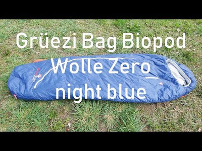 Biopod Wolle Zero | Night Blue  Schlafsack