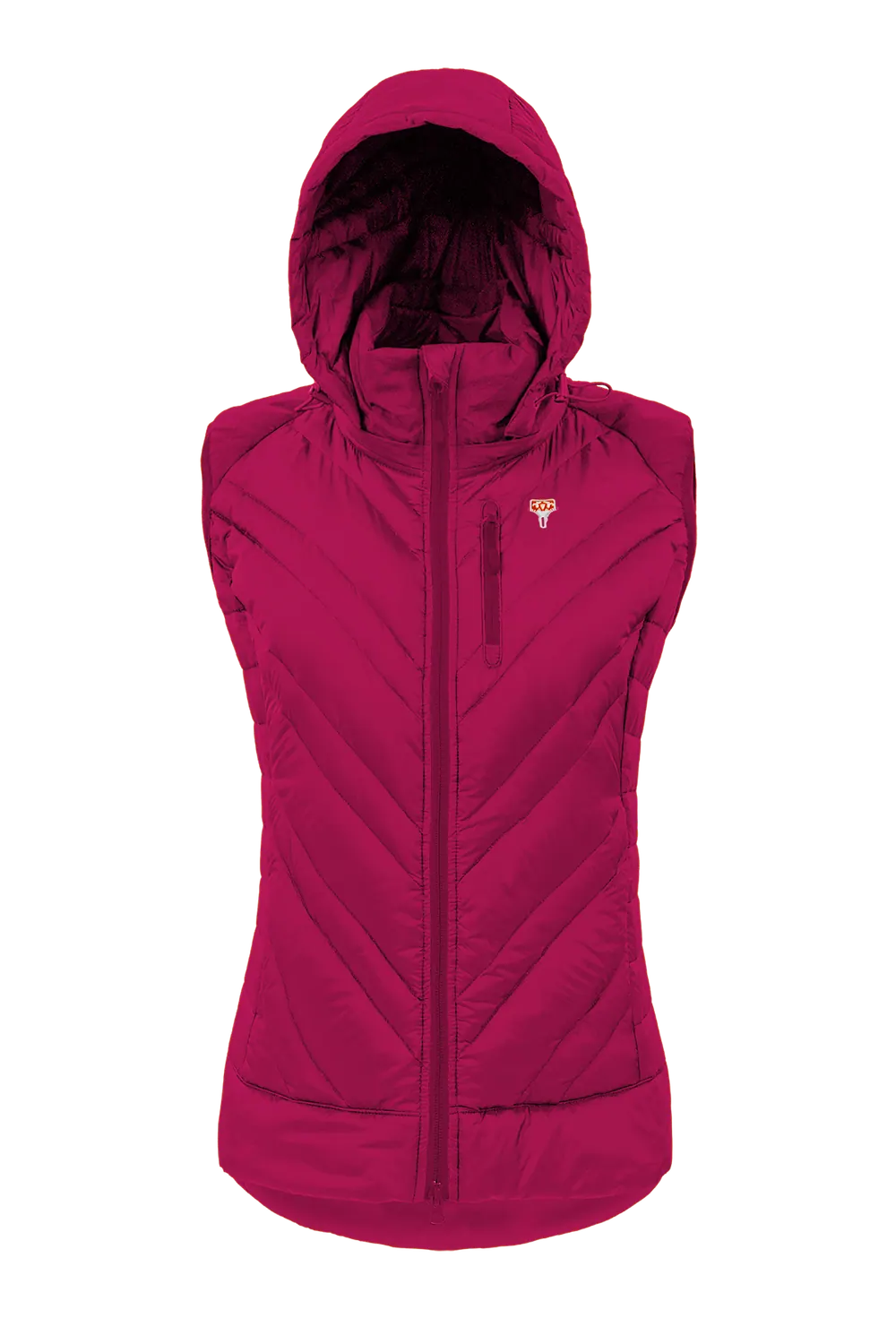 Lightful Vest Damen in Raspberry Red